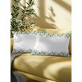 thumbnail image 5 of Outdoor Pillows Waterproof, Eucalyptus Leaves Bedding Throw Pillows with Insert for Couch Sofa Bed, Lily Flowers Country Pastoral Botanical 12x20 Inch Pillowcases Decorative Patio Pillow Set of 1, 5 of 8