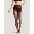 thumbnail image 2 of On the Go Women's Day Sheer Pantyhose (3 Pair Pack, Jet Black, Size L - Prev. Q), 2 of 5
