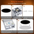 thumbnail image 5 of Recessed Lighting 6 Inch - 12W 1100LM LED Recessed Ceiling Light with Night Light,2700K/3000K/4000K/5000K/6000K Selectable Ultra-Thin Lighting,Dimmable Canless Wafer Downlight,Pack of 6()., 5 of 7