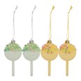thumbnail image 1 of KAKOWELY 4 adornos navideños de piruleta con temática de dulces para fiestas navideñas, adornos colgantes festivos para una decoración caprichosa del árbol de Navidad., 1 of 5