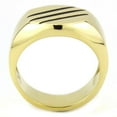 thumbnail image 3 of Gold Hexagon Womens Ring 316L Stainless Steel Anillo Color Oro Para Mujer Acero Inoxidable, 3 of 5