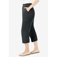 thumbnail image 3 of Woman Within Plus Size Petite 7-Day Knit Capri, 3 of 6