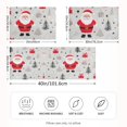 thumbnail image 2 of Yayeee Pillowcase King Size Set of 2 Satin Wrinkle Resistant Pillow Case, Gray Christmas Santa, 2 of 8
