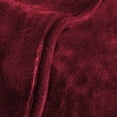 thumbnail image 5 of MERRY HOME Korean Fleece Blanket King Size, 85 X 95 Inches, 9 Lbs - Soft Heavy Warm Mink Blanket, Single Ply Thick Raschel Embossed for Winter, Autumn (Burgundy), 5 of 14