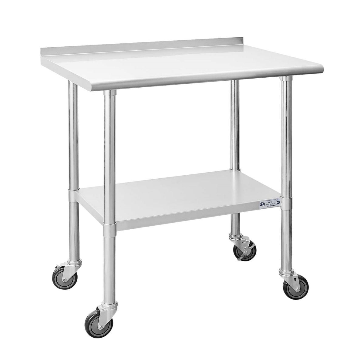 Stainless Steel Table for Prep & Work, 24'' x 36'' NSF Commercial Heavy