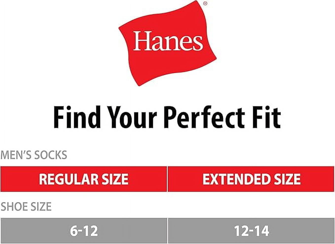 Hanes Men's Hanes Men's Socks, X-temp Lightweight Socks, Crew and Ankle, 12-pack Size 6-12