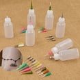 thumbnail image 2 of Flmtop Henna Tattoo Applicator Squeeze Plastic Drawing Bottle Detailing Nozzle Tip Set, 2 of 10