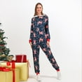 thumbnail image 4 of SYNPOS Family Matching Christmas Pajamas Set, Hooded Zippered Couple Matching Pajamas Set Onesies, 4 of 9
