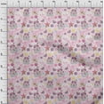 thumbnail image 4 of oneOone Cotton Flex Light Pink Fabric Kids Princess Castle Fabric For Sewing Printed Craft Fabric By The Yard 40 Inch Wide, 4 of 4