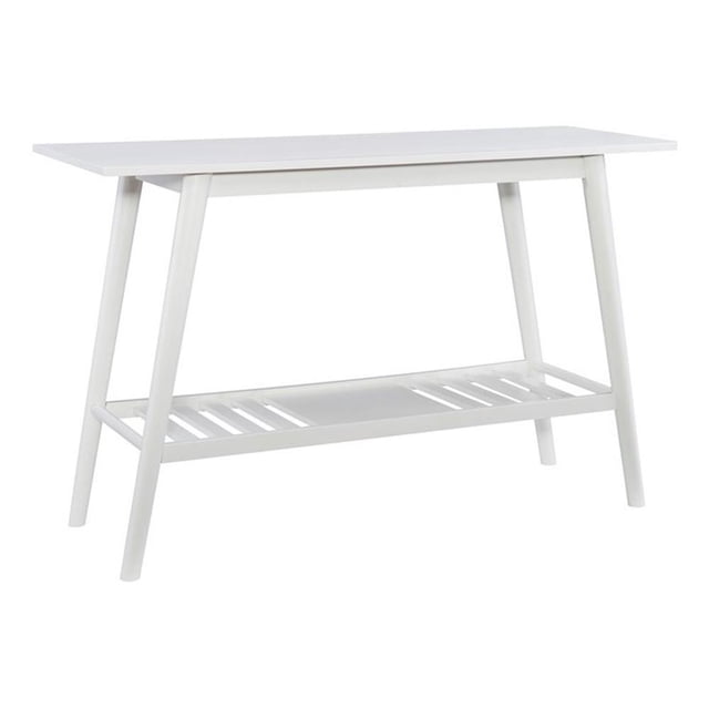 Linon Samantha Table Console en Bois, Blanc