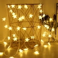thumbnail image 2 of LED String Lights Outdoor Star Chain Lights Garland Lights Bulb Fairy Lights Party Home Wedding Garden Christmas Decor, 2 of 5