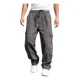 thumbnail image 1 of Pantalón Casual Holgado Con Múltiples Bolsillos Para Hombre, 1 of 8