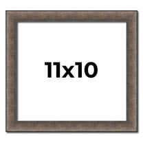 11x10 Frame Silver Real Wood Picture Frame Width 1.25 Inches | Interior Frame Depth 0.5 Inches |