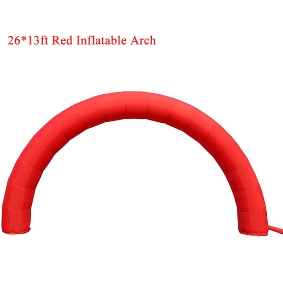 INTBUYING Red Inflatable Arch Advertising Arch Oxford Cloth Waterproof 26*13ft(No Blower)