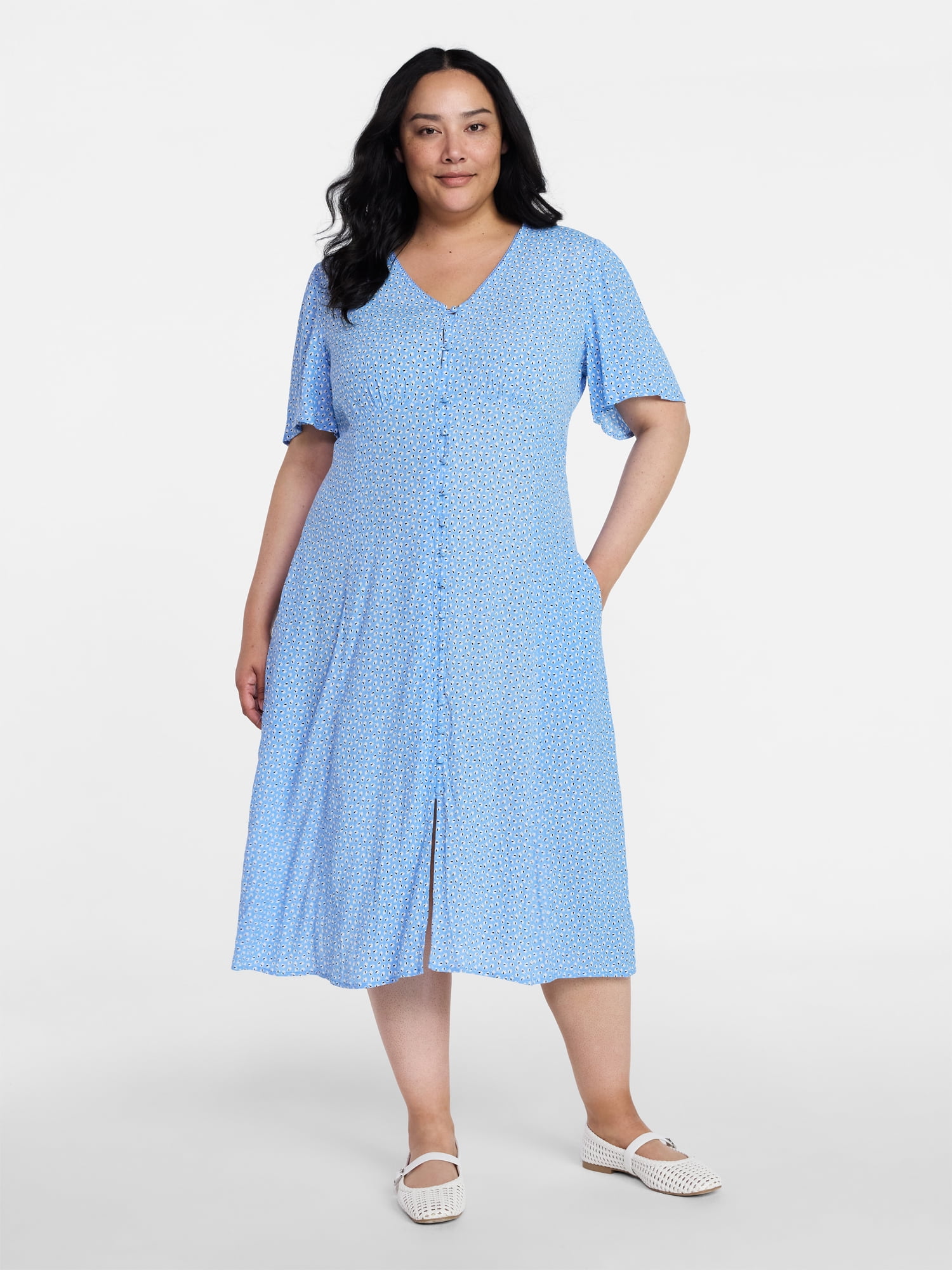 sachin and babi light blue dress Boden Metallic Halter Midi Dress