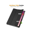 thumbnail image 3 of Case for Lenovo Tab M10 5G 10.6 Inch 2023 TB-360ZU TB-360XU, Tri fold Slim Lightweight Hard Shell Smart Protective Cover with Multi-Angle Stand, Universal Stylus Pen, 3 of 7