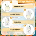 thumbnail image 5 of Plug Ins Refills Air Freshener 12 Pack,Hawaiian, Jasmine & Cotton, for Home and Bathroom 7.92 Fl Oz Compatible with Air Wick & Glade Not Include Glade Plus, 5 of 13