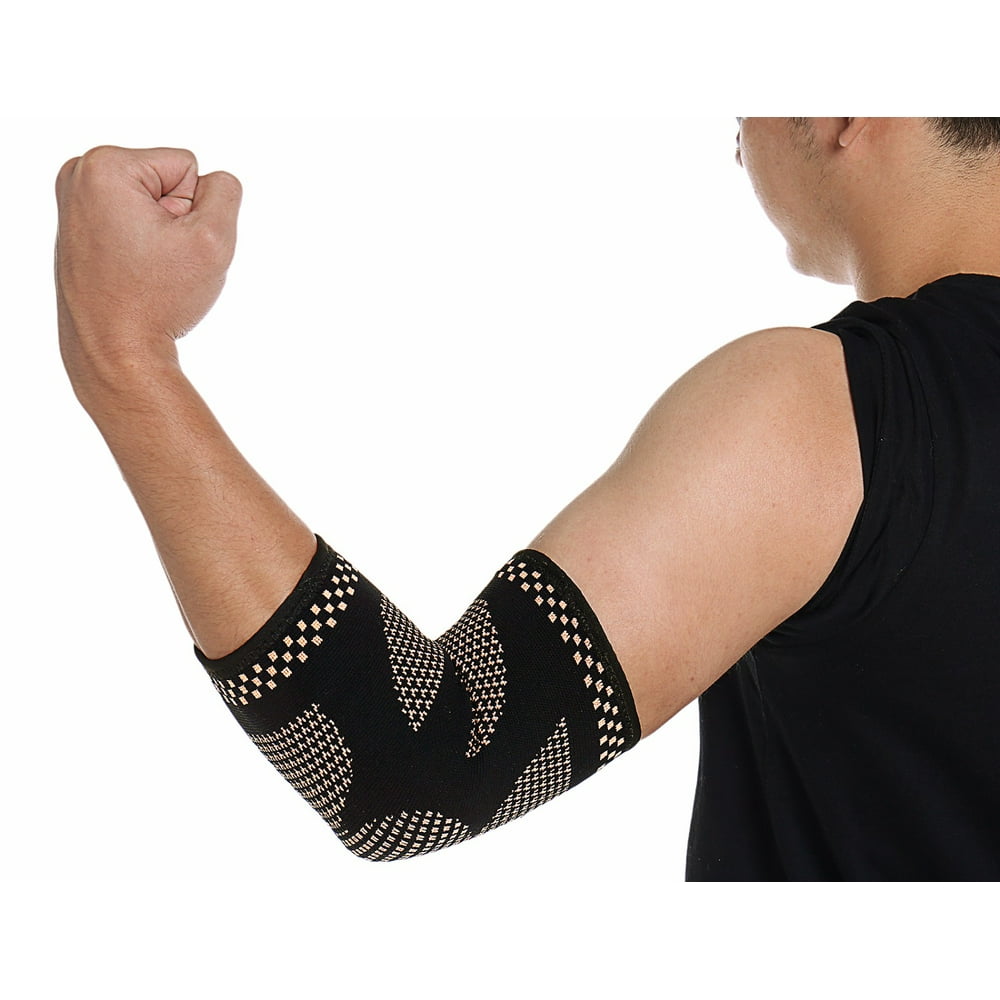 FITTOO Copper Elbow Compression Sleeve Support Brace for Tendonitis