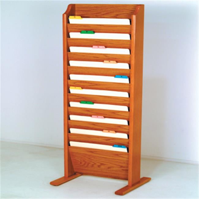 Wooden Mallet CH17-FSMO Free Standing 10 Pocket Legal Size ...