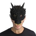 thumbnail image 1 of Fantasy Dragon Costume Adulte Demi-Masque en Latex, 1 of 1
