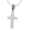 thumbnail image 2 of Dave The Bunny Presents: Cross Plastic Charm Snake Chain Necklace, Made with 100% Stainless Steel, A Symbol of Faith and Strength for the Devout, 2 of 8