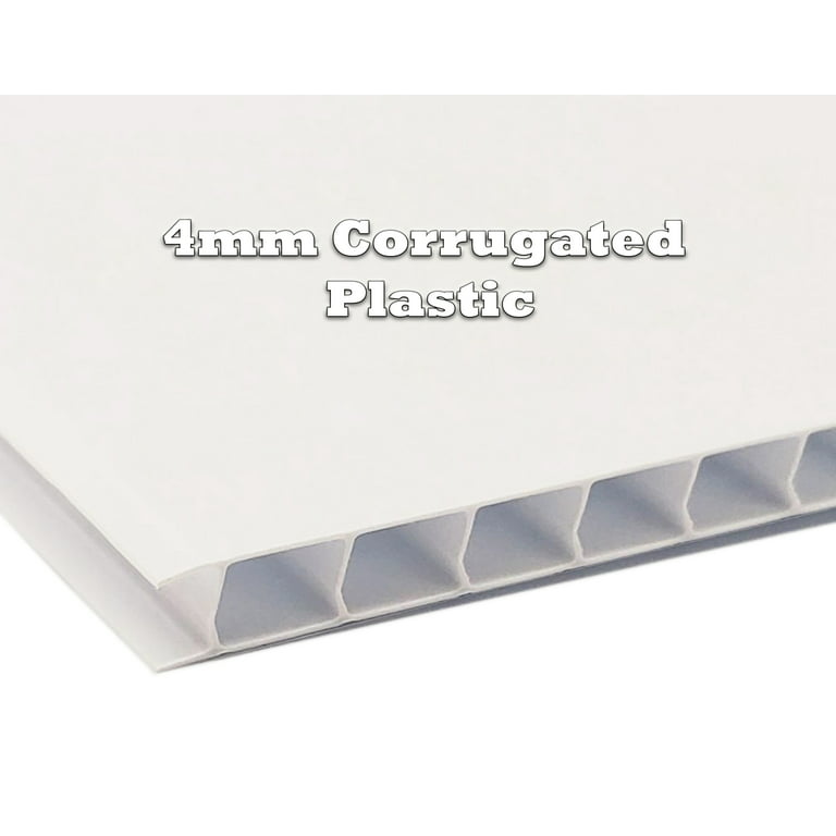 T-SIGN Corrugated Plastic Sheets Coroplast Sign Blank Board, 24 x