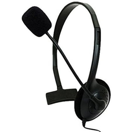 KMD Live Chat Headset with Mic: Black for Xbox