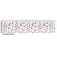 thumbnail image 2 of Brown and White Fabric by the Yard Upholstery, Pattern with Vegetables Radish Carrot Peppers Herbs Healthy Food, Decorative Fabric for DIY and Home Accents, 3 Yards, Dark Brown and White by Ambesonne, 2 of 4