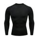 thumbnail image 1 of sweethay Ropa interior térmica para hombre, medias elásticas deportivas de secado rápido, para esquiar, correr, capas Base cálidas, ropa deportiva de Camisetas XXXL Negro sweethay AP013385-04, 1 of 6