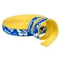 thumbnail image 4 of Country Brook Design - Royal Blue Hawaiian on Gold Nylon Webbing (1 Inch, 5 Yards), 4 of 4