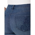 thumbnail image 4 of Gloria Vanderbilt Women's Plus Size High Rise Amanda Embellished Jean, 28" Inseam, 4 of 5