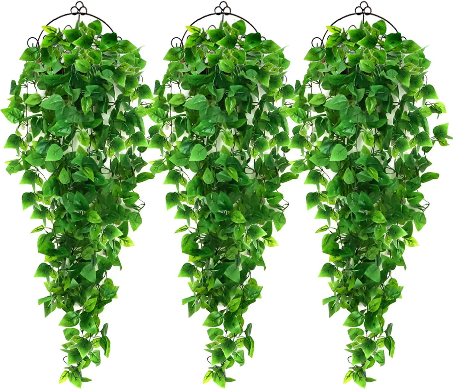 10x Artificial Weeping Ivy Vine Plants Outdoor Indoor Hanging Decor 75cm 