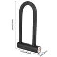 thumbnail image 4 of Bike Accessory Pure Copper Core Bicycle Safe U-shaped Lock, Bicycle Lock, For Bicycles Motorcycles, 4 of 8