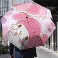 thumbnail image 6 of Kuromi And My Melody Travel Essentials Umbrella Windproof Compact Collapsible Light, Automatic, Strong And Portable, Wind Resistant Folding Small Umbrella for Rain, 6 of 8