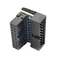 thumbnail image 4 of Adaptador ABS Metal Conector portátil Adaptador hembra para placa base (Negro A), 4 of 4