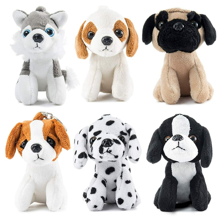 Dog store plush keychain