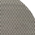 thumbnail image 5 of SAFAVIEH Montauk Nazca Geometric Cotton Area Rug, Ivory/Black, 4' x 4' Round, 5 of 6