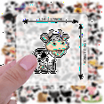 thumbnail image 6 of 35pcs Adorable Animal Stickers Cow Kids Stickers Mellow DIY Stickers for Laptops Suitcases Notebooks, 6 of 9