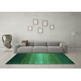 thumbnail image 3 of Ahgly Company Indoor Rectangle Abstract Light Blue Contemporary Area Rugs, 2' x 5', 3 of 4