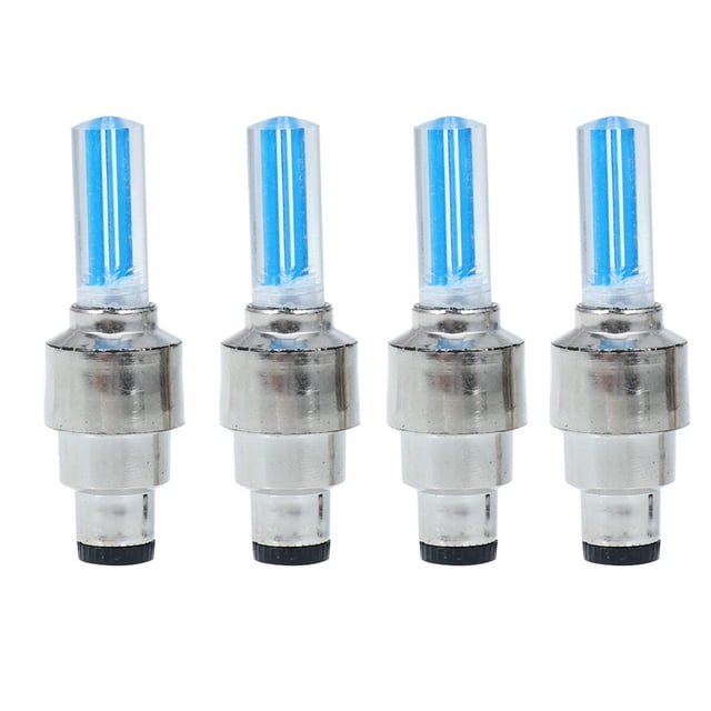 CUITING 4pcs Wheel Lights Tire Light for Car Bike Motorcycle (Blue)