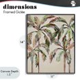 thumbnail image 4 of Stupell Industries Bohemian Blushing Palm Tree Canopy Black Framed Giclee Art, 11 x 14, by Dani Heyward, 4 of 8