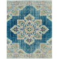 thumbnail image 1 of Amer Rug ETE22311511 3 ft. 11 in. x 5 ft. 11 in. Eternal Transitional Power-Loomed Rug, Teal, 1 of 1