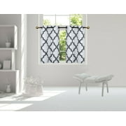 2PC 30"X36" each LINED BLACKOUT SHORT PANELS WINDOW DRESSING CURTAIN TREATMENT Style 7LO/Charcoal