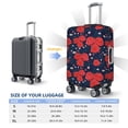 thumbnail image 6 of Haiem Rose Flower Luggage Cover Printed Suitcase Covers for Luggage Elastic Washable Suitcase Protector Fits 18-32 Inch Luggage-X-Large, 6 of 9