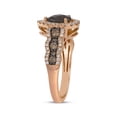 thumbnail image 2 of Natural Brown Diamond Ring in 14k rose Gold Finish - Wedding band ring - Gift For Wife, 2 of 2