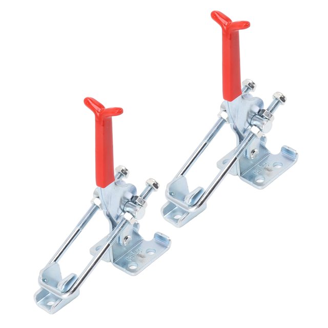 Abrazadera de palanca resistente abrazadera de soldadura de liberación rápida galvanización de hierro resistente ergonómica para puerta ANGGREK Otros