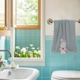 thumbnail image 6 of Deeceymbur Easter Bunny Towel Face Hand Towel Absorbent Bathroom Accent Soft Fabric for Daily Use Decorative Gift Idea, 6 of 6