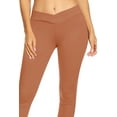thumbnail image 5 of Women's Mid-Rise Seagull Shaped Skinny Ponte Pants with Elastic Waistband, 5 of 6