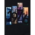 thumbnail image 4 of Graphic Print Round Neck Sports T-shirt, Short Sleeve Running Casual Tops, Women's Activewear, 4 of 7