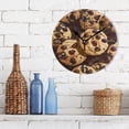 thumbnail image 3 of Chocolate Chip Cookies Wall Clock 10 inch Non-Ticking Easy to Read Decorative Clocks for Home Bedroom Living Room, 3 of 8